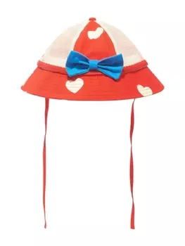 Mini Rodini шляпа Hearts, красный