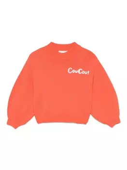 Mini Rodini свитер Куку, оранжевый