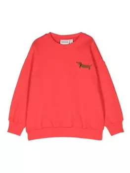 Mini Rodini толстовка Dog, красный