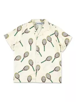 Mini Rodini толстовка Tennis из органического хлопка, нейтральный цвет