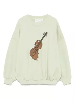 Mini Rodini толстовка Violin, зеленый