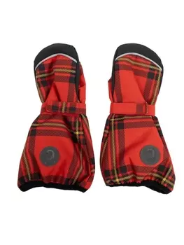 Mini Rodini варежки Эдельвейс, красный