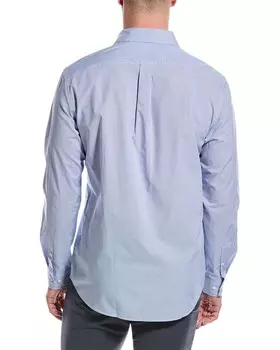 Мини-рубашка в мелкую клетку J.McLaughlin Drummond, синий