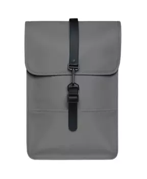 Мини Рюкзак с застежкой пряжкой Rains, серый