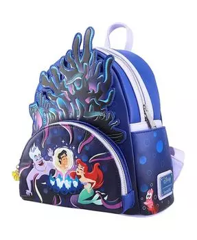 Мини-рюкзак The Little Mermaid Ursula Lair Loungefly, фиолетовый