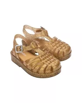 Мини-сандалии Melissa Possession Shiny BB Mini Melissa, золотой