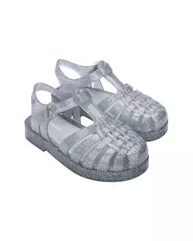 Мини-сандалии Melissa Possession Shiny BB Mini Melissa, серебряный