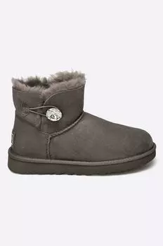 Мини-сапоги UGG Bailey с блестящими пуговицами Ugg, серый
