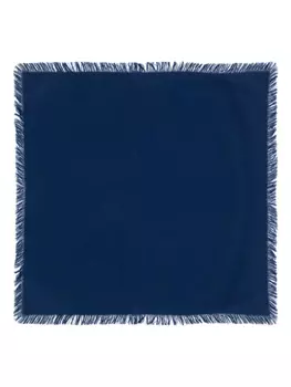 Мини-шарф из твила Eric Bompard, синий