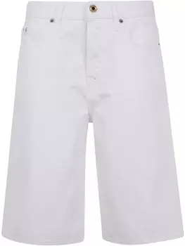 Мини-шорты-бермуды Jacob Cohn с логотипом, белый