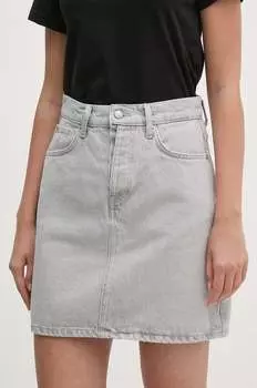 MINI SKIRT джинсовая юбка HW CLOUD Pepe Jeans, серый