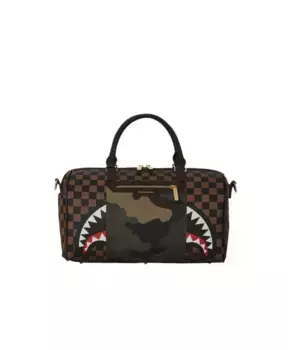 Мини Спортивная сумка с камуфляжным акцентом Sprayground, коричневый