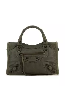 Мини-сумка Balenciaga Le City, зеленый