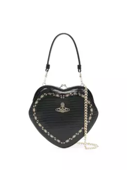 Мини-сумка Belle Heart Frame с декором Vivienne Westwood, черный