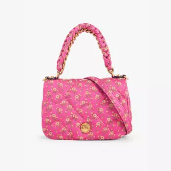 Мини-Сумка Bond с узором из ткани через плечо Etro, розовый