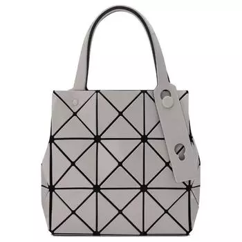 Мини-сумка CARAT из поливинилхлоридной смолы на одно плечо, серая женская ISSEY MIYAKE