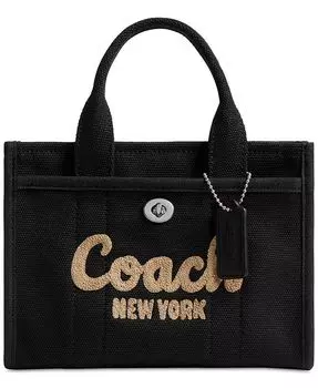 Мини-сумка Cargo Tote из холста 20 COACH, черный