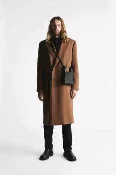 Мини-сумка через плеч ZARA, черный
