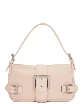 Мини-сумка через плечо Bottega Veneta, цвет Melon Washed & Silver