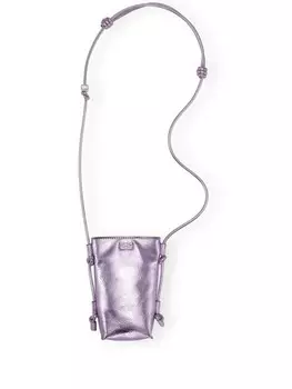 Мини-сумка через плечо Bou GANNI, фиолетовый