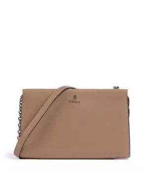 Мини-Сумка через плечо camelia из зерненой кожи Furla, коричневый