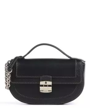 Мини-Сумка через плечо Club 2 из зерненой кожи Furla, черный