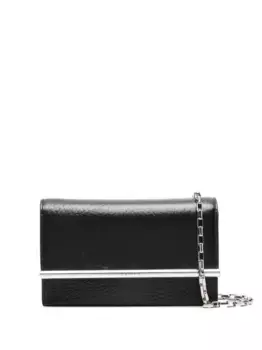 Мини-сумка через плечо Cross-Bar Alexander McQueen, черный