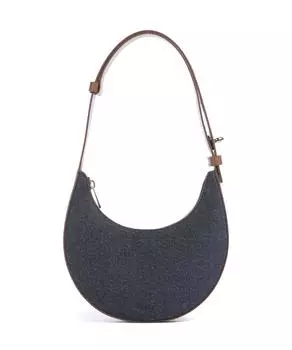 Мини-Сумка через плечо Delizia хлопок Furla, синий