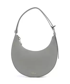 Мини-Сумка через плечо Delizia из мелкозернистой кожи Furla, серый