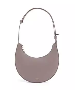Мини-Сумка через плечо Delizia из мелкозернистой кожи Furla, коричневый