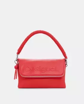 Мини-сумка через плечо Desigual, коралловый