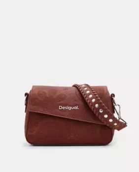 Мини-сумка через плечо Desigual, коричневый