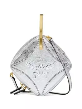 Мини-сумка через плечо Diamond MCM, серебряный