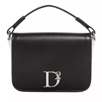 Мини сумка через плечо Dsquared2, черный