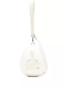 Мини-сумка через плечо Hare Simone Rocha, белый