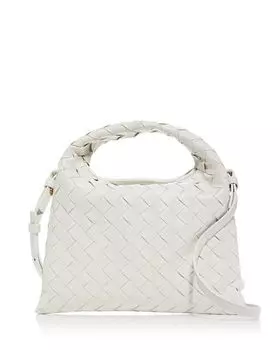 Мини-сумка через плечо Hop Bottega Veneta, цвет Ivory/Cream