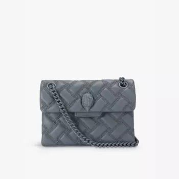 Мини-Сумка через плечо из кожи Kensington Kurt Geiger London, серый