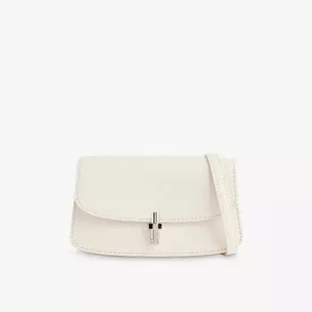 Мини-Сумка через плечо из кожи Sofia The Row, белый