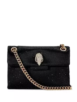 Мини-сумка через плечо из ткани Kensington Kurt Geiger London, черный