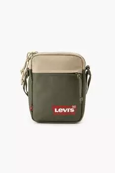 Мини-сумка через плечо (красная «летучая мышь») Levi's, зеленый