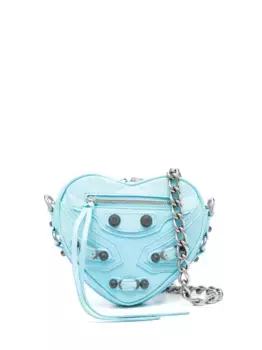 Мини-сумка через плечо Le Cagole Heart BALENCIAGA, синий