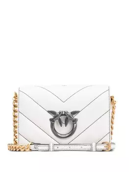 Мини-сумка через плечо Love Bag Click PINKO, белый