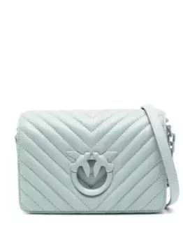 Мини-сумка через плечо Love Click Chevron PINKO, синий