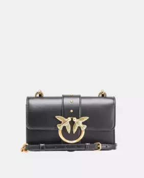 Мини-сумка через плечо Love One Pinko, черный