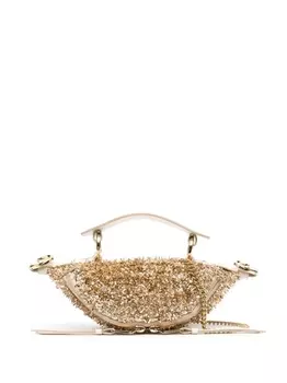 Мини-сумка через плечо Origami Lancel, золотистый