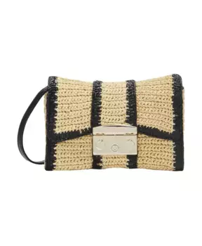 Мини Сумка через плечо с бантиком Furla, бежевый