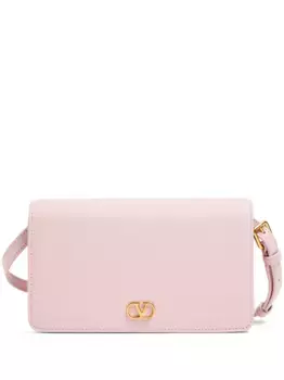 Мини-сумка через плечо с логотипом VLogo Signature VALENTINO GARAVANI, розовый