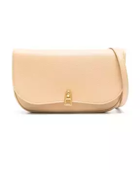 Мини Сумка через плечо с металлическими деталями Coccinelle, бежевый