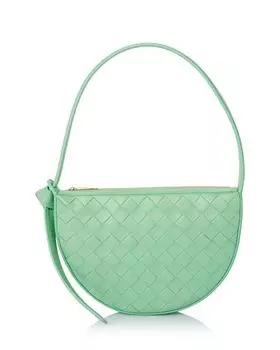 Мини-сумка через плечо с узлом Bottega Veneta, цвет Red