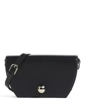 Мини-Сумка через плечо Sfera из мелкозернистой кожи Furla, черный